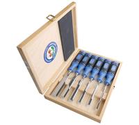 Kirschen 1111000 Ripping Chisel Set 6-Piece Light Short Beech Stock