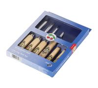 Kirschen 4200000 Veneer Cutter Offset Serrated Blade Wooden Handle...
