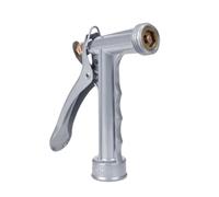 Kirsite Garden Hose Nozzle with Connecting Feature | Adjustable Patterns for Flowers Vegetables and Lawns Care, Ergonomic Grip for Outdoor Plant Maintenance