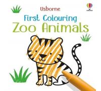Kirsteen Robson First Colouring Zoo Animals Paperback Book Kirsteen Robson Multicolor