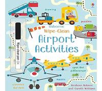 Kirsteen Robson Wipe-Clean Airport Activities Paperback Book Kirsteen Robson Multicolor