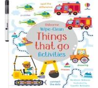 Kirsteen Robson Wipe-Clean Things That Go Activities Paperback Book Kirsteen Robson Multicolor