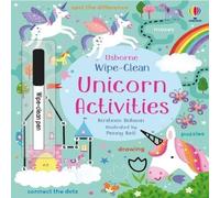 Kirsteen Robson Wipe-Clean Unicorn Activities Paperback Book Kirsteen Robson Multicolor