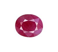Kirti Sales 10.25 Ratti AA Quality Burma Ruby Manik Stone Original Earth Mind Certified Natural Loose Gemstone {Lab - Tested}, Free Size, Natural Lab Certified Ruby Stone