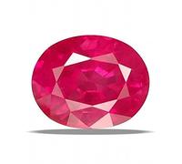 Kirti Sales Gems 3.00 Ratti Natural A Burma Ruby Mannequin Original Quality Certified by the Spirit of the Earth Loose Natural Gemstone {Lab - Teseted}, Free Size, Free Size, Loose