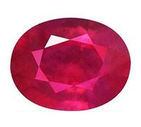 Kirti Sales Gems 8.25 Ratti 7.50 Carat Natural Burmese Ruby Manic Stone, A Quality, Original Earth Mind Certified, Natural Loose Gemstone, Natural Manya Gemstone Loose