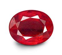 Kirti Sales Gems Natural A Quality Burma Ruby Manik 5.00 Ratti Birthstone Original Unheated Untreated Earth Spirit Certified Natural Loose Gemstone {Lab - Teseted} Free