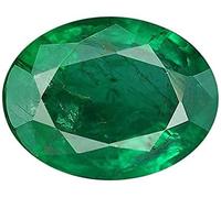 Kirti Sales Gemstones Quality Colombian Emerald Stone Original 3.25 Ratti/2.32 Carat Unheated Laboratory Certified Loose Precious Panna Gemstone, Free Size, Natural
