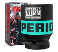 KIRXST 1 Inch Drive Deep Impact Socket 41mm Metric Jumbo Socket, Axle Nut Sockets for Car Wheel Hub Nuts, Trucks, Large Construction Machinery and Equipment