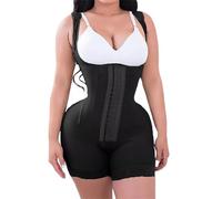 KIRYU BBL Stage 2 Fajas Colombians Butt Lifter Shapewear Bodysuit for Women Tummy Control Post Surgery Garment Body Shapr, Black, S