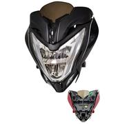 KIRYU Motorcycle Auxiliary For BAJAJ Pulsar150 NS200 Motorcycle Accessories Head Lamp Light Front Headlight(A LED Red)