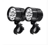KIRYU Motorcycle Auxiliary For Moto Spotlight Waterproof Flash Fog Spot Bulb Bright L6X Headlight LED 28000LM 2PCS 12V