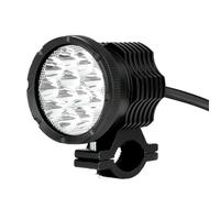 KIRYU Motorcycle Auxiliary For Motorcycle Headlights 12Chips 12-80V Flasher Front Additional Spotlights Led Faros Fog Light Lenses(1pcs)