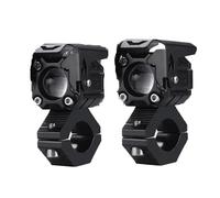 KIRYU Motorcycle Auxiliary For Motorcycle LED Headlight Auxiliary Spotlight Yellow White Dual Color Fog Light 10V-28V 30W Projector Lens Lamp(Style A)