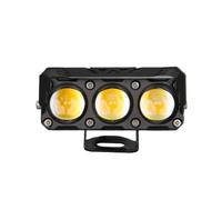 KIRYU Motorcycle Auxiliary For Three Eye Light Motorcycle LED Spotlight Dual Color Yellow And White High And Low Beam Lights