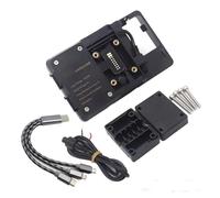 KIRYU Navigation Bracket USB For Charger Phone Holder Stand Bracket For TMAX 530 For T-MAX 530 DX 2017-2021 Motorcycle GPS Navigation Plate(2)