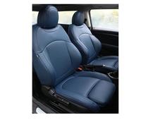 KIRYU Seat Covers kit For Bmw For Mini Copper For COUNTRYMAN For CLUBMAN Coupe Custom Fit Car Accessories Seat Covers Full Set Middle Perforated Leather Specific(Blue)