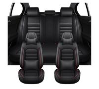 KIRYU Seat Covers kit Universal Auto Accessories Full Set Car Seat Covers For Kadjar For Fluence For Megane 2 4 For Captur Laguna 3 For Duster(Luxury-Black Red)