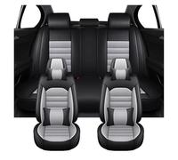 KIRYU Seat Covers kit Universal Auto Accessories Full Set Car Seat Covers For Kadjar For Fluence For Megane 2 4 For Captur Laguna 3 For Duster(Luxury-Black Grey)