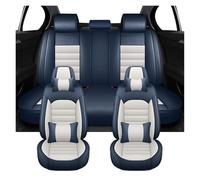 KIRYU Seat Covers kit Universal Auto Accessories Full Set Car Seat Covers For Kadjar For Fluence For Megane 2 4 For Captur Laguna 3 For Duster(Luxury-Black Blue)