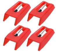 KIRZAX 4-Piece Universal Turntable Push Pen, Turntable Diamond Needle Replacement, Turntable Replacement Needle, Record Player Needle Replacement Needle, Vinyl Turntable Needle