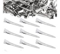 KIRZAX 48 Pieces Metal Stork Beaks Hairdressing Clips Metal Sectioning Clips Women Hair Clips 5.5cm for Hairdressers Girls DIY Hairstyles
