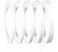 KIRZAX 5 Rolls Masking Tape Painter's Tape, 3 mm/5 mm/8 mm/10 mm/12 mm x 50 m, Universal Painter's Masking Tape, Helpful, Gold Tape, Masking Tape, Model Making for Car Painting, Painting, Decorating