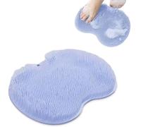 KIRZAX Large Foot Brush, Foot Washer, Bath Massage Pad with Non-Slip Suction Cups, Foot Bath Massager, Shower Foot Wash Mat, Foot Massager for Pedicure, Foot Care Relaxation (Blue)