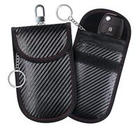 KIRZAX Pack of 2 Key Bag, Anti-Theft Car Key Fob, Small Car Anti-Theft for Keyless Keys, Protège Du Vol, Pour Clés Et Cartes De Crédit