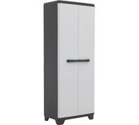 Kis 9726000 0616 02 “Linear Utility” Plastic Cupboard, Light Grey/Black