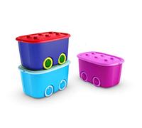 Kis Alto L Funny Box 46 Litres in Purple / Pink Plastic 58 x 38.5 x 32 cm, 1 Unit