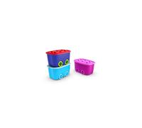 Kis Alto L Funny Box 46 Litres in Purple / Pink Plastic 58 x 38.5 x 32 cm, 1 Unit