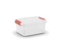 KIS K Latch Box Rectangular Orange, Transparent