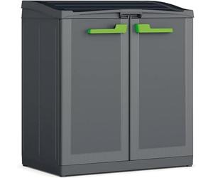 Kis Moby 9961200 0708 02 Plastic Cupboard, Pack of 1, Anthracite Grey