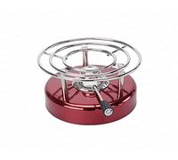 Kisag 2344 Long Fire Stoves, Color-Red, Stainless Steel