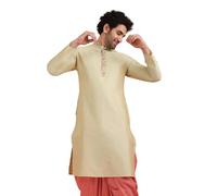 KISAH Men's Traditional Indian Ethnic Wear Kurta For Wedding & Festivals | | Size: | Ka-0339-38 Green & Thanksgiving