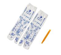 Kisangel 1 Pair Cotton Anti-Skid Socks with Acupoint Massage Design, Comfortable and Warm Daily Wearing Socks for Couples, for Home Relaxation and Foot Care
