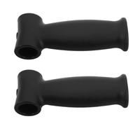 Kisangel 1 Pair Nonslip Cane Handgrips for Walking Canes and Crutches, Moisture Proof Plastic Handles Measuring 13.20x4.70x3.20cm, Comfortable Grip for Elderly Daily Walking and Outdoor Use