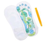 Kisangel 1 Pair of Breathable Elastic Fiber Socks with Printed Reflexology Points and Wear-Resistant Design for Practice Using a Pressure Sock and Reflex Massage
