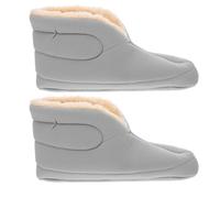 Kisangel 1 Pair Replacement Snow Boot Liners Thermal Regulating Socks Waterproof Oxford Cloth Plush Warm Size 41 for Outdoor Adventures in Harsh Environments