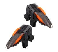 Kisangel 1 Pair Six Finger Mobile Phone Game Trigger Controller Physical Buttons Gaming Gamepad for Competitive Shooter Games Universal Sensitive for Mobile and Tablet
