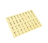 Kisangel 1 Pcs Transparent Piano Keyboard Stickers Numbered Notation Stickers for Keys Easy to Apply Removable Key Labels for Beginners Stronger Material Printing for Easy Readability