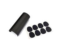Kisangel 1 Set Alto Saxophone Mouthpiece with Pads Standard Black Cushions for Enhanced Sound for Beginners and Professionals Protects Reeds and Ensures Comfortable Play