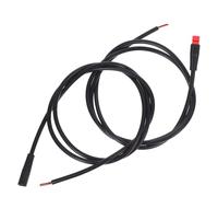 Kisangel 1 Set Bicycle Signal Extension Cable: 2 Pins Male And Female Waterproof Electrical Connector - Easy Installation Bike Accessory For Outdoor Riding