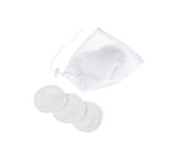 Kisangel 1 Set Breast Feeding Pads with Drawstring Zipper Mesh Bags Maternity Accessories for Lactating Mothers Thickened Breathable Durable Design