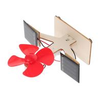 Kisangel 1 Set DIY Solar Fan Model Kit Educational Physics Science for Hands Assembly Activity Enhance Creativity and Understanding of Solar Power