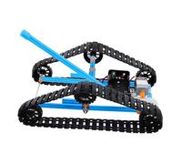 Kisangel 1 Set DIY Tracked Car Model Kit Interactive Science Experiment for Learning Materials for Practical Application for Students and