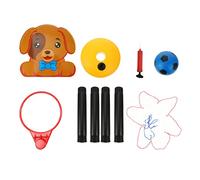 Kisangel 1 Set Height Basketball Hoop Set Portable Indoor Outdoor Basketball Net Kit for Safe Convenient Wall Mounted Design for Special Occasions