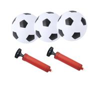 Kisangel 1 set Inflatable Football Balls Pumps Fun Indoor Outdoor Plaything for Creative Team Game to Enhance Parent Bonding