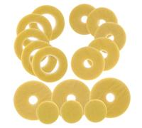 Kisangel 1 Set Open Hole Flute Pads Soft Felt Material Replacement Gaskets Compatible with Standard Flute Parts User Friendly Installation for Musicians Durable and Comfortable Playing